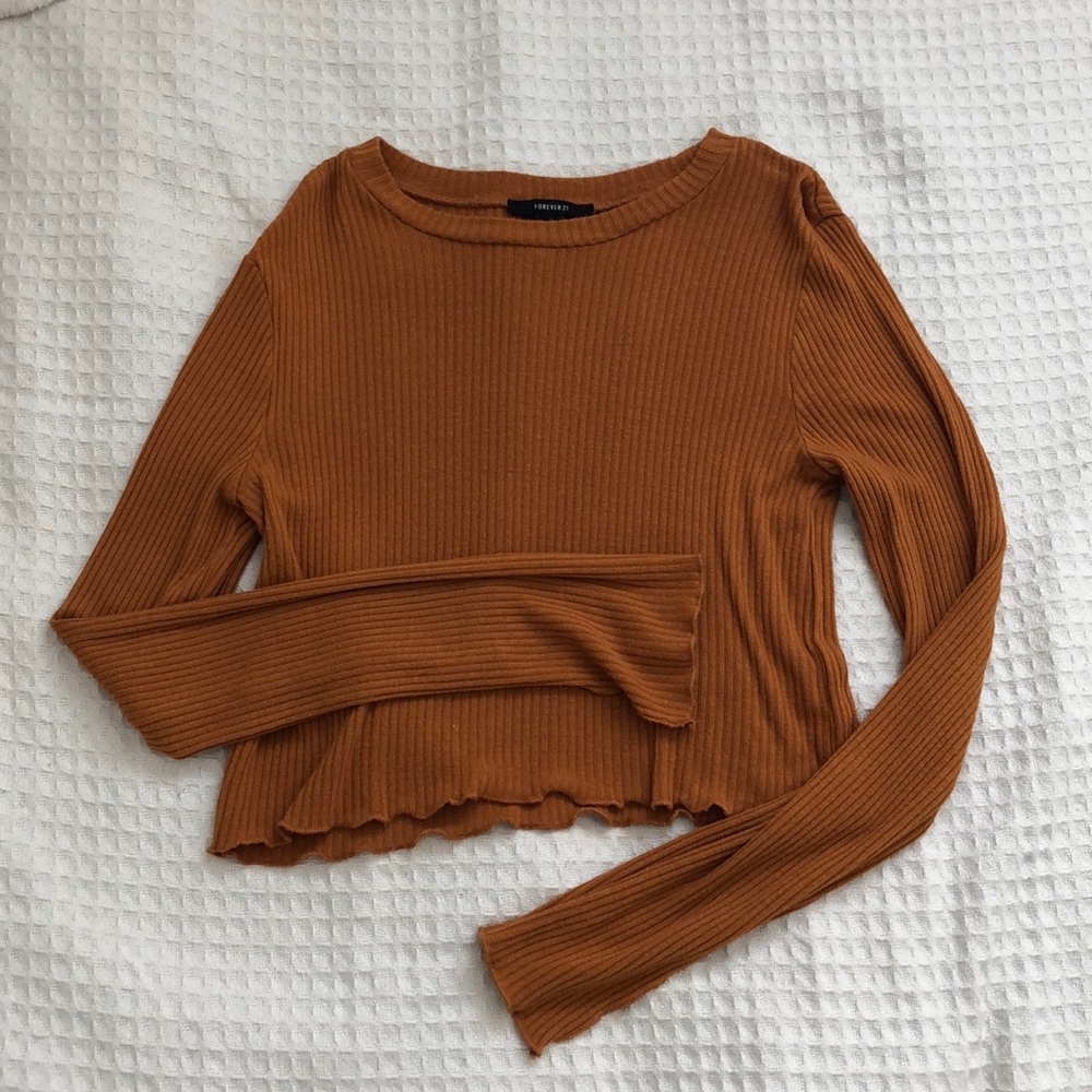 Spice Orange long sleeve shirt